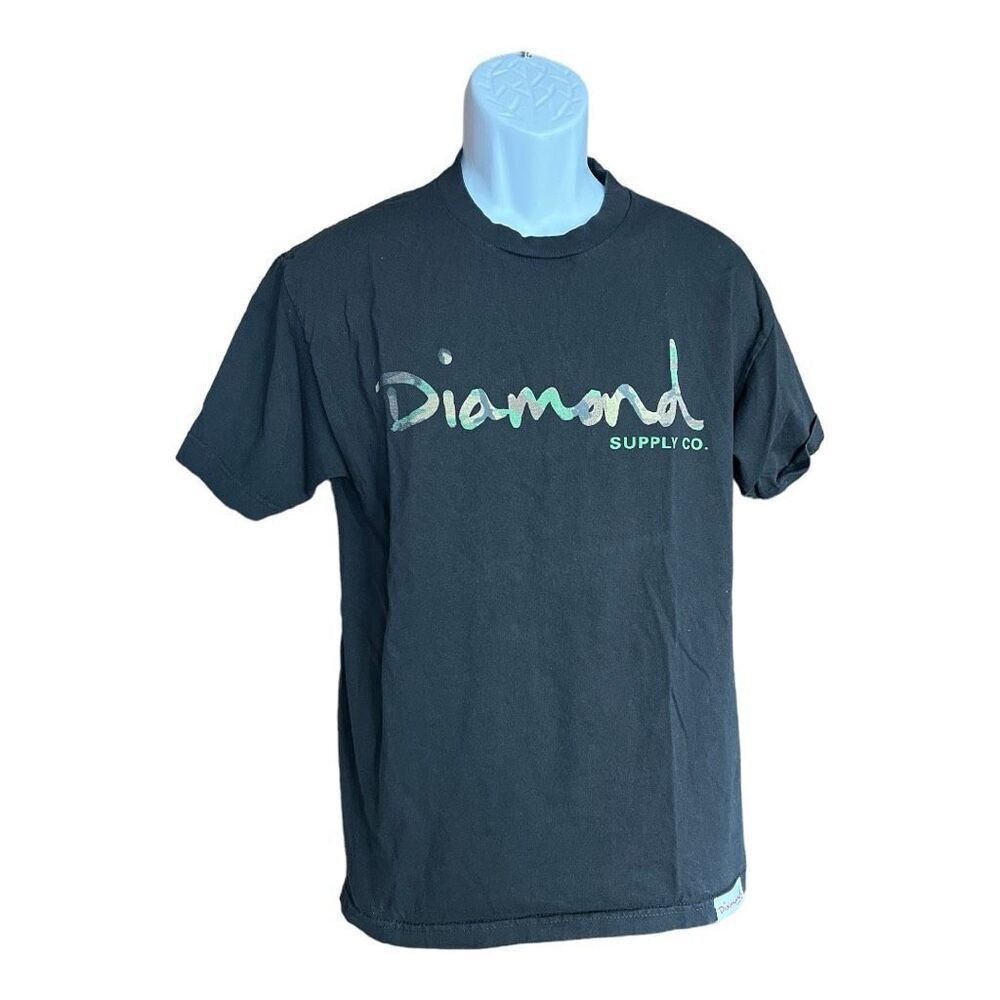 Mens Diamond Supply Co Camo Camoflage Combat Division Graphic Tee Shirt - Sz M